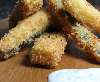 Zucchini Fries with Ranch Dipping Sauce