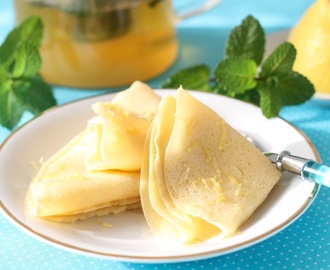Crêpe di riso al miele e limone/ Рисовые блинчики с медом и лимоном