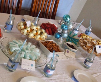 Princess Elsa's Coronation Frozen Party Menu - from Kiwicakes test kitchen