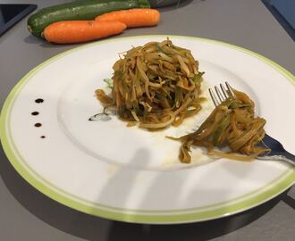 Spaghetti di zucchine e carote LA RICETTA