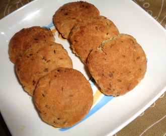 Jeera Cookies (Eggless Cumin Biscuits)