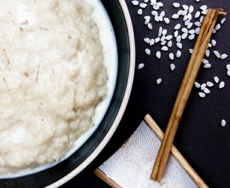 Gently Spiced Rice Pudding (vegan)
