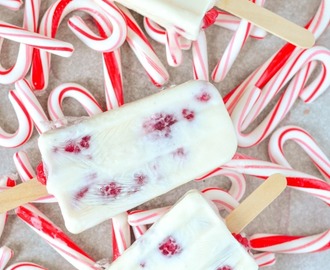 Candy Cane Ice Pops