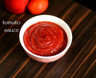 tomato sauce recipe | tomato ketchup recipe | homemade tomato sauce