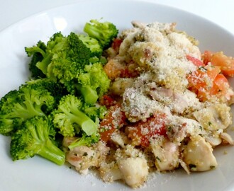 Quinoa met Kip, Champignons en Broccoli