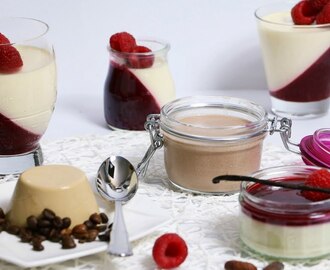 Panna cotta - jednostavni desert - osnovni recept i razne varijante - klasična, čokoladna i sa kafom