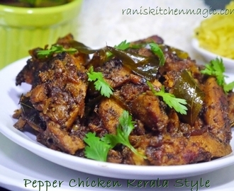 Pepper Chicken (Boneless) Fry Kerala(Indian) Style/ Pepper Chicken Roast/ Kozhi kurumullaku Roast