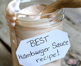 Best Burger Sauce Recipe