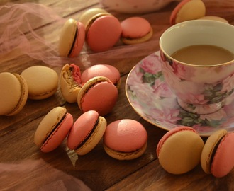 Macarons de café tiramisú.