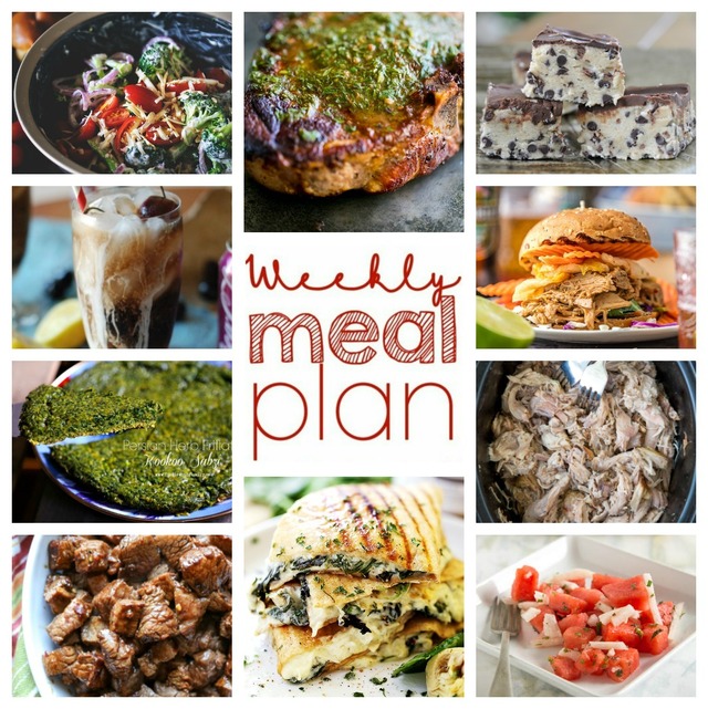 Weekly Meal Plan Week 51