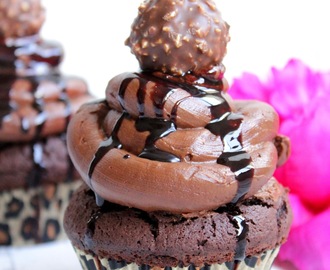 Nutella Brownie Cupcakes ♡