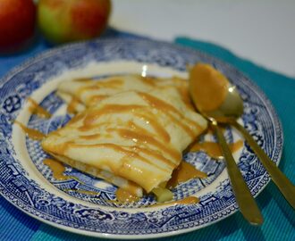 Apple Caramel Pancakes