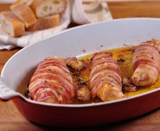 Chicken Breasts Wrapped in Pancetta