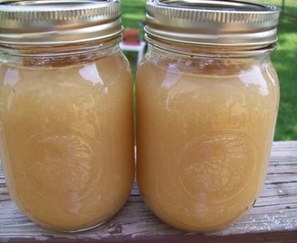 Home made  Unsweet Apple Sause