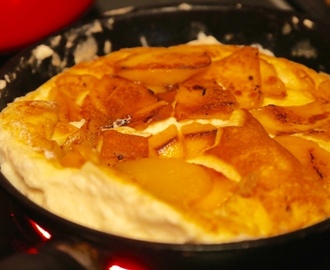 Pyszny omlet biszkoptowy z mango