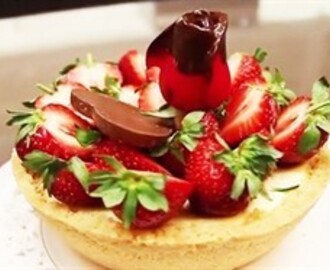 Rosy Strawberry Cheesecake โดย เชฟคิม
