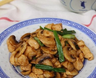 Recipe: Chinese Takeaway Chicken with Mushrooms