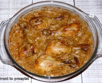 Kurczak zapiekany na brązowym ryżu