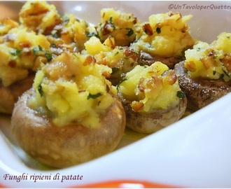 Funghi ripieni di patate