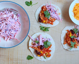 Pulled chicken taco’s uit Feel Good Food