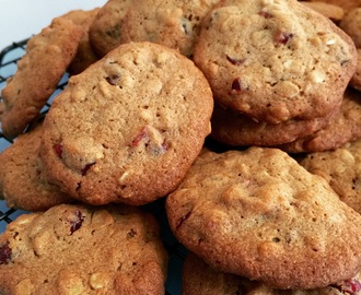 Wholemeal Cranberry Oatmeal Cookies 全麦燕麦曲奇饼干