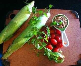 Summer Corn and Farro Salad