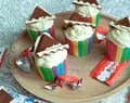 Kinderschokoladen Cupcakes mit Milchschnitte Frosting