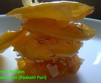 Sweet Puris (Paakatlya Purya)