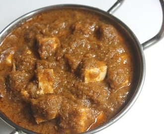 Herb Paneer Gravy Recipe - Quick Paneer Curry Recipe