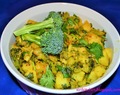 Broccoli with Potato Curry