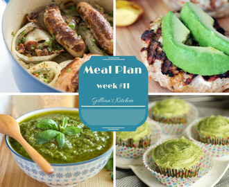 Weekly Meal Plan (Week 11)