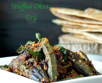 Bhindi Sambhariya Recipe | Stuffed Okra Fry Recipe | Bharwa Bhindi Masala | Gujarati Style Okra Recipe