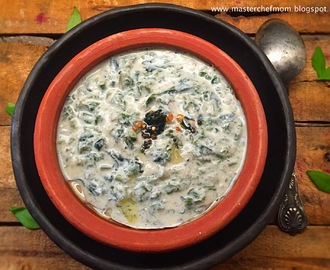 Keerai Thayir Pachadi | Chettinad Style Keerai Pachadi |Spinach Raita | Authentic Recipe | Quick and Easy Side dish | Stepwise Pictures