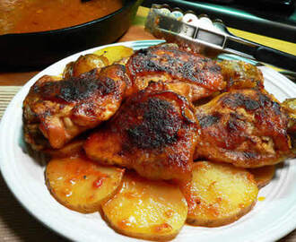 Cuisses de poulet aux pommes de terre avec cookeo