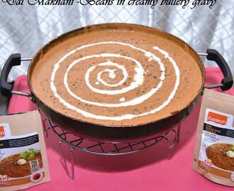 Dal Makhani –Beans in creamy buttery gravy Using Eastern Product