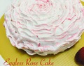 EGG-LESS ROSE CAKE