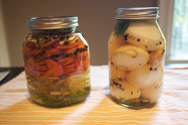 Pickled Fennel and Carrots