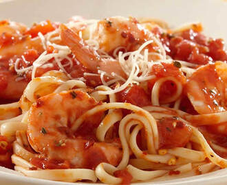 Spaghettis aux Crevettes facile avec thermomix
