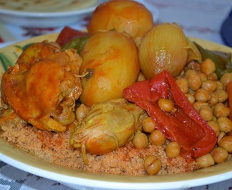 idee recette  couscous marocain poulet