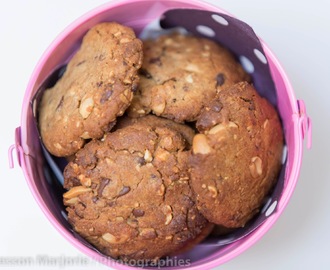 Cookies au Beurre de Cacahuètes & aux pépites de Chocolats