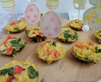 Savoury Egg Muffins - Gluten Free and Dairy Free #FreeFromEaster