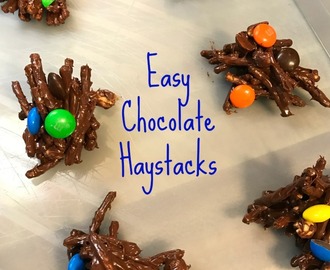 Easy Chocolate Haystacks Recipe with Chow Mein Noodles