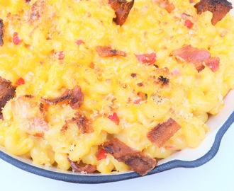 Southern Style Pimento with Bacon Mac and Cheese #DairyMonth