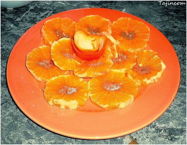 Dessert d'orange à la Marocaine