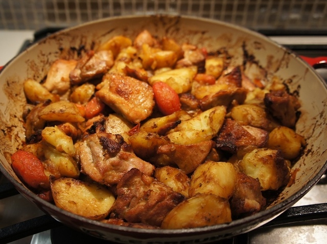 Spezzatino di pollo con patate