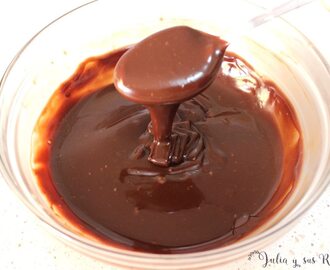 Cómo hacer ganache de chocolate