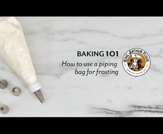 How to use a piping bag for frosting