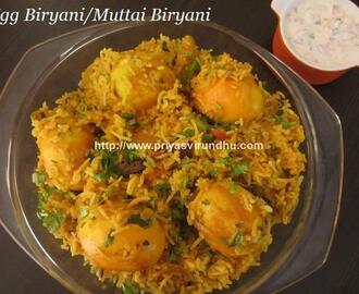 Egg Biryani/Thattukadai Egg Biryani/Street Food Style Egg Biryani/Muttai Biryani