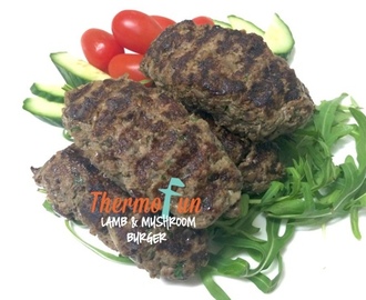 ThermoFun – MAD MONDAY – Lamb and Mushroom Burger Recipe