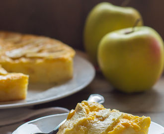 Tarta de manzana ligera | sin azúcar, sin gluten y sin lactosa